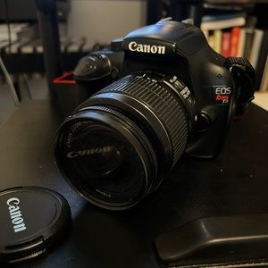 DSLR Canon EOS Rebel T-3 (1100D) Camera with Canon E F S 18-55 mm IS